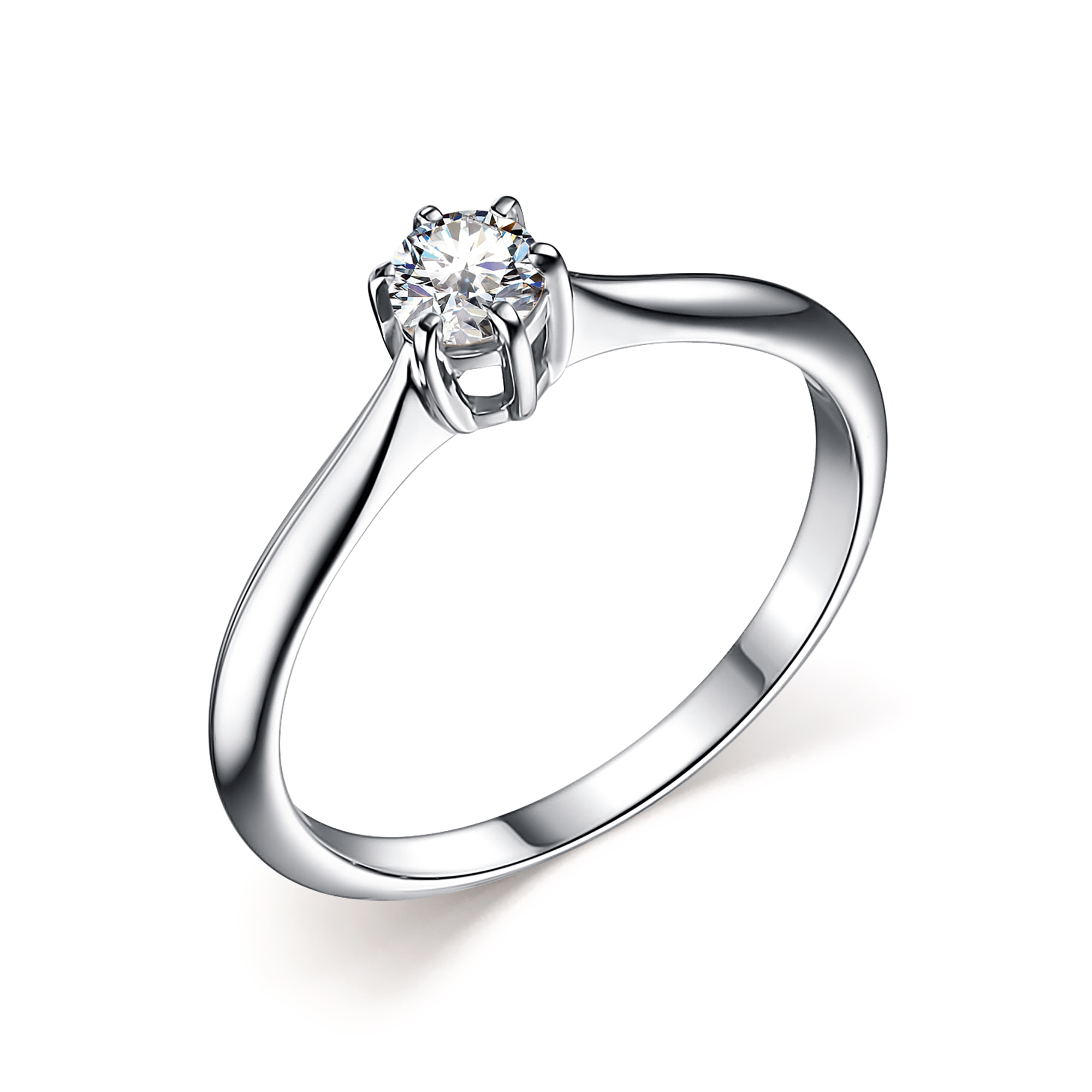 

Кольцо из серебра с Swarovski р.18,5 АЛЬКОР 01-2546/00СВ-00, 01-2546/00СВ-00