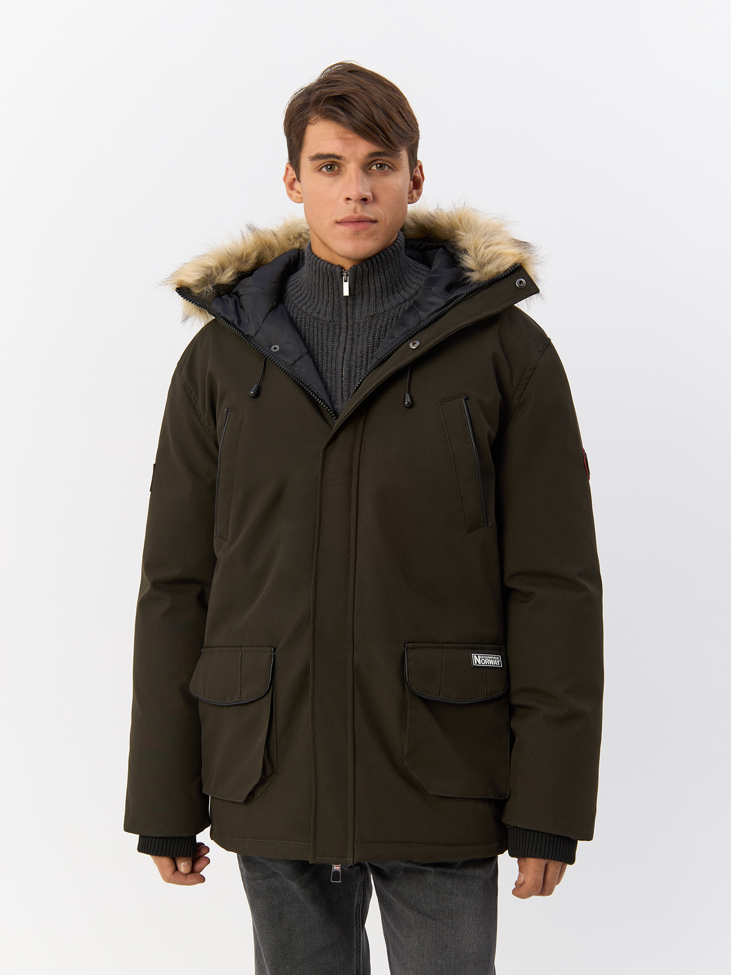 

Куртка мужская Geographical Norway WX2329H/GN хаки XL, WX2329H/GN