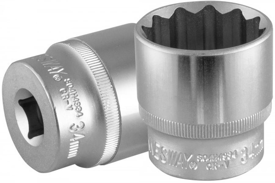 

JONNESWAY S04H4934 Головка торцевая 1/2inch 12-гранная 34 мм