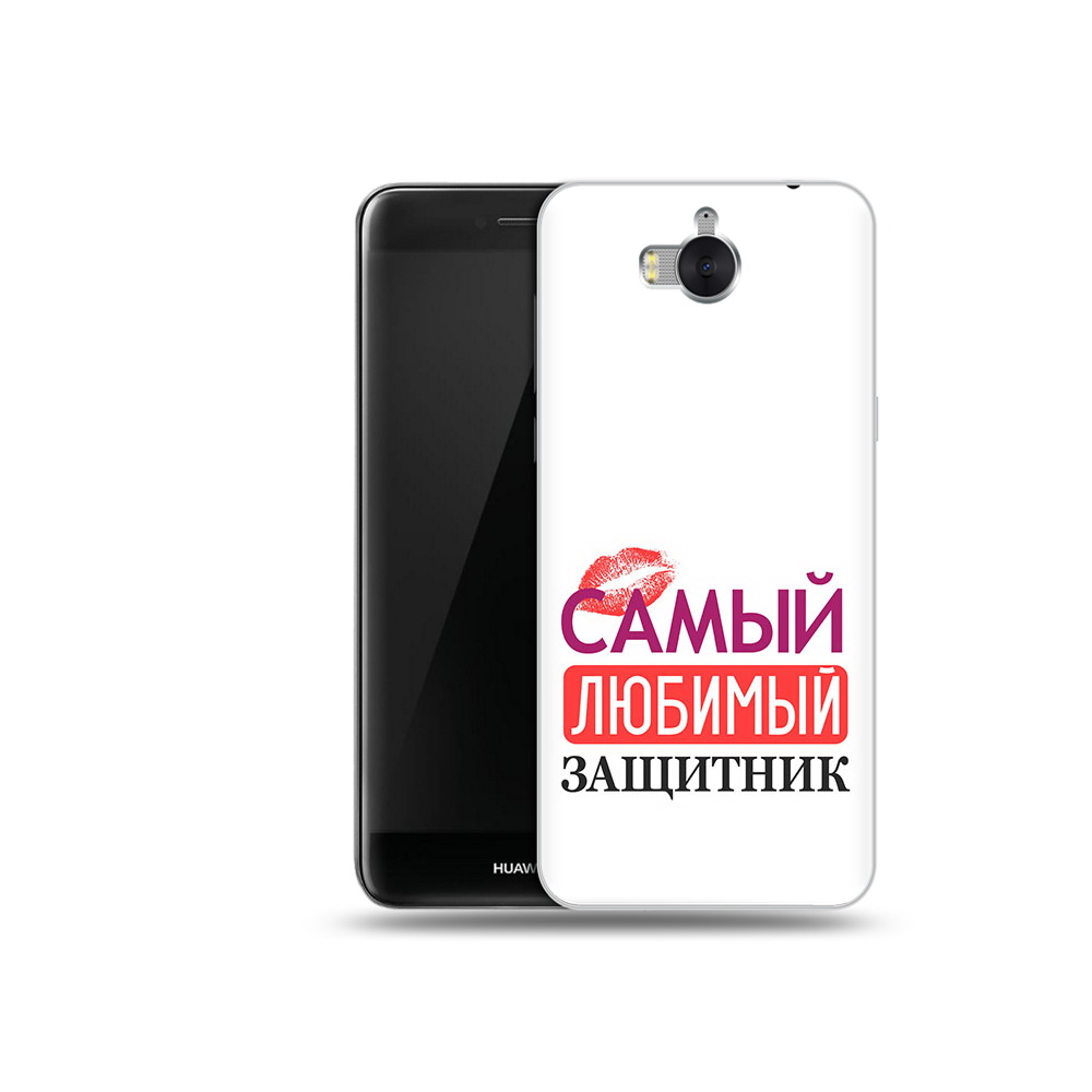 

Чехол MyPads Tocco для Huawei Y5 любимый защитник (PT91582.58.451), Прозрачный, Tocco