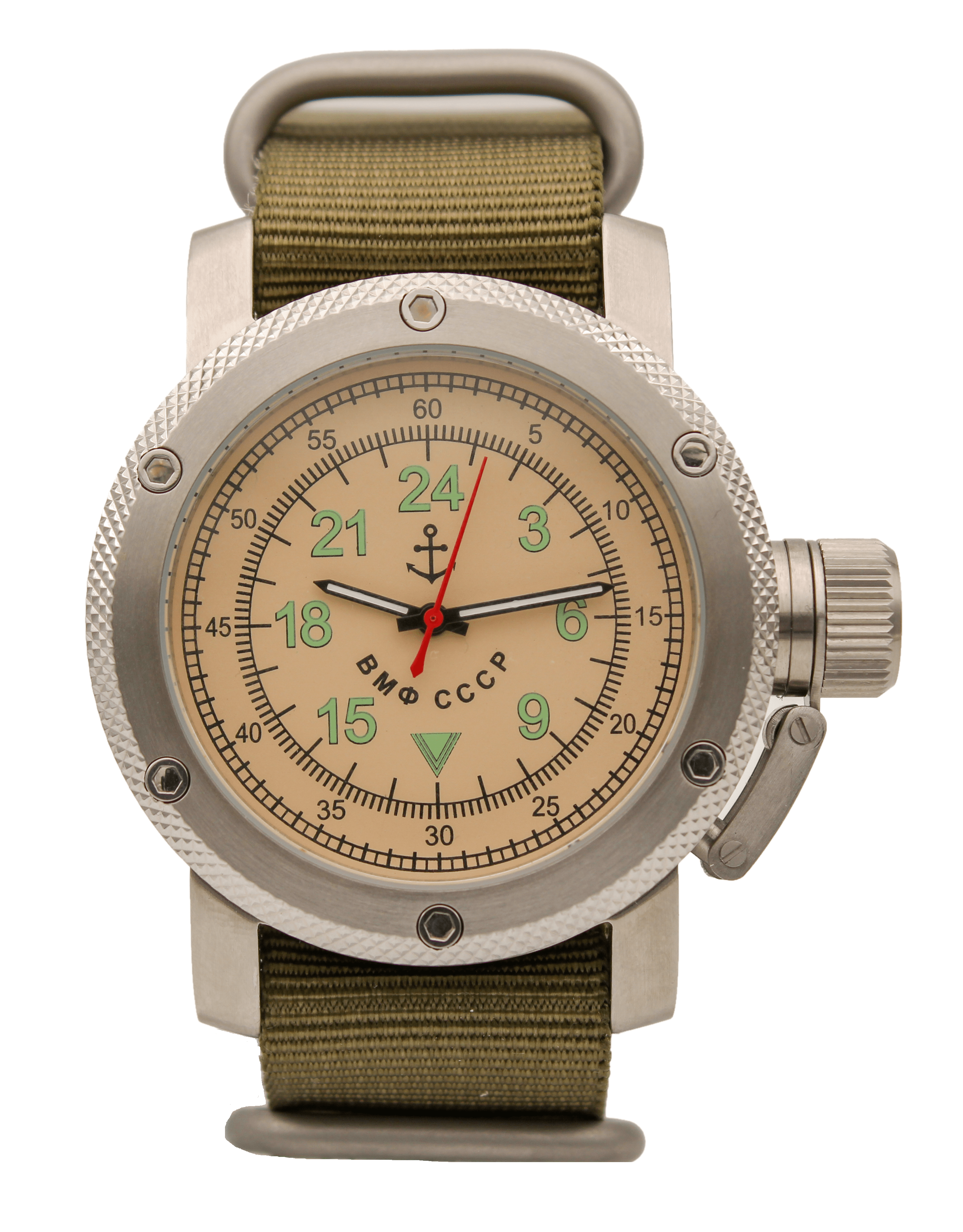 

Наручные часы мужские Watch Triumph ВМФ СССР-1-М хаки, ВМФ СССР-1-М