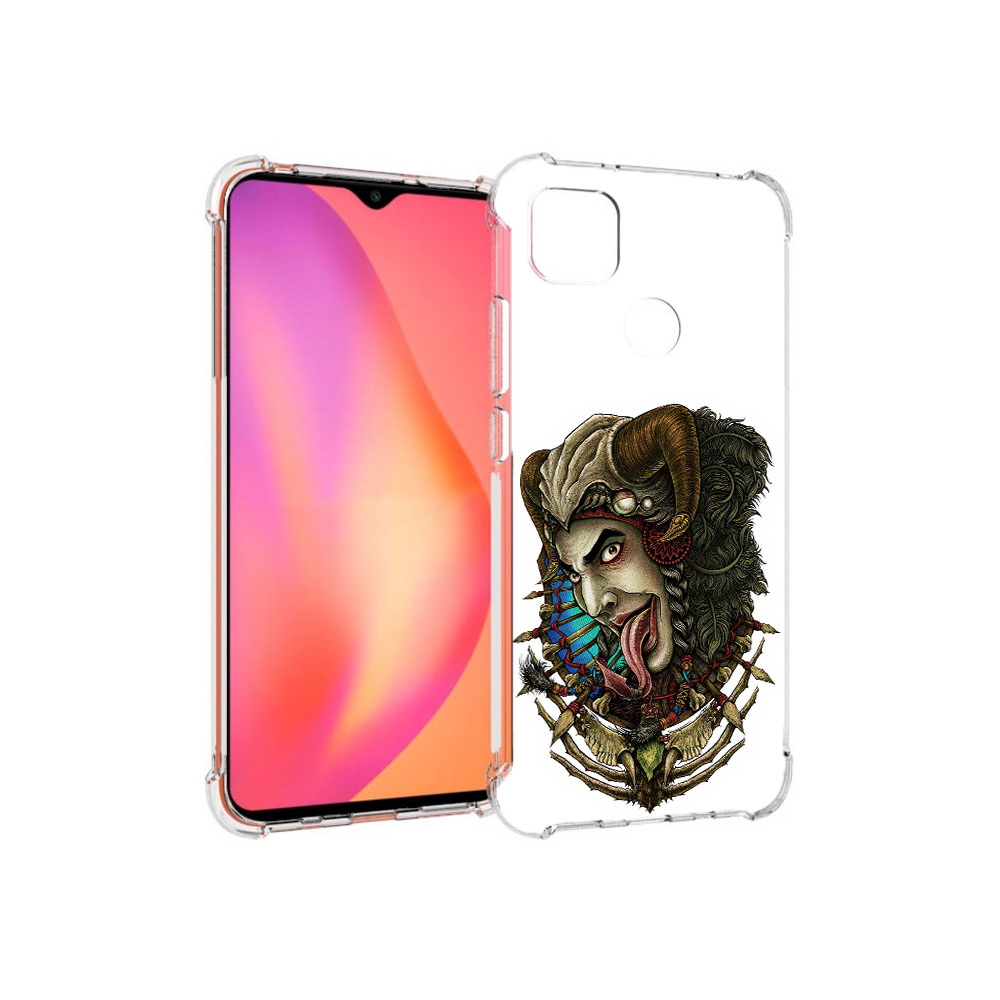 

Чехол MyPads Tocco для Xiaomi Redmi 9C длинный язык (PT152115.265.330), Прозрачный, Tocco