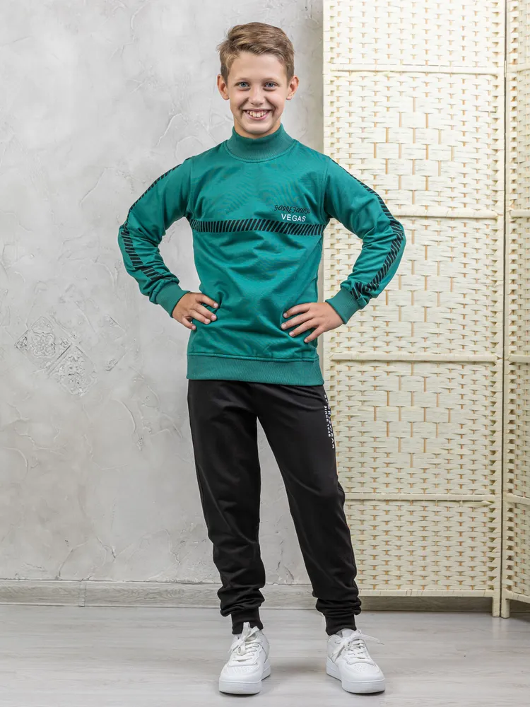 Джемпер детский M-Bimbo 4479, зеленый, 158