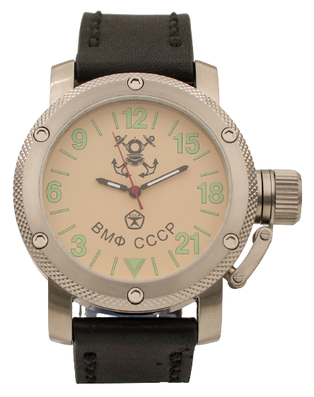 фото Наручные часы мужские watch triumph вмф ссср-2-м черные