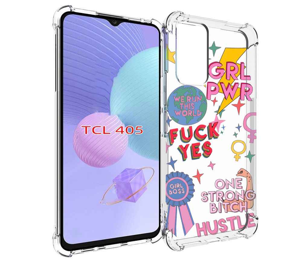 

Чехол MyPads девушки-боссы женский для TCL 405, Tocco