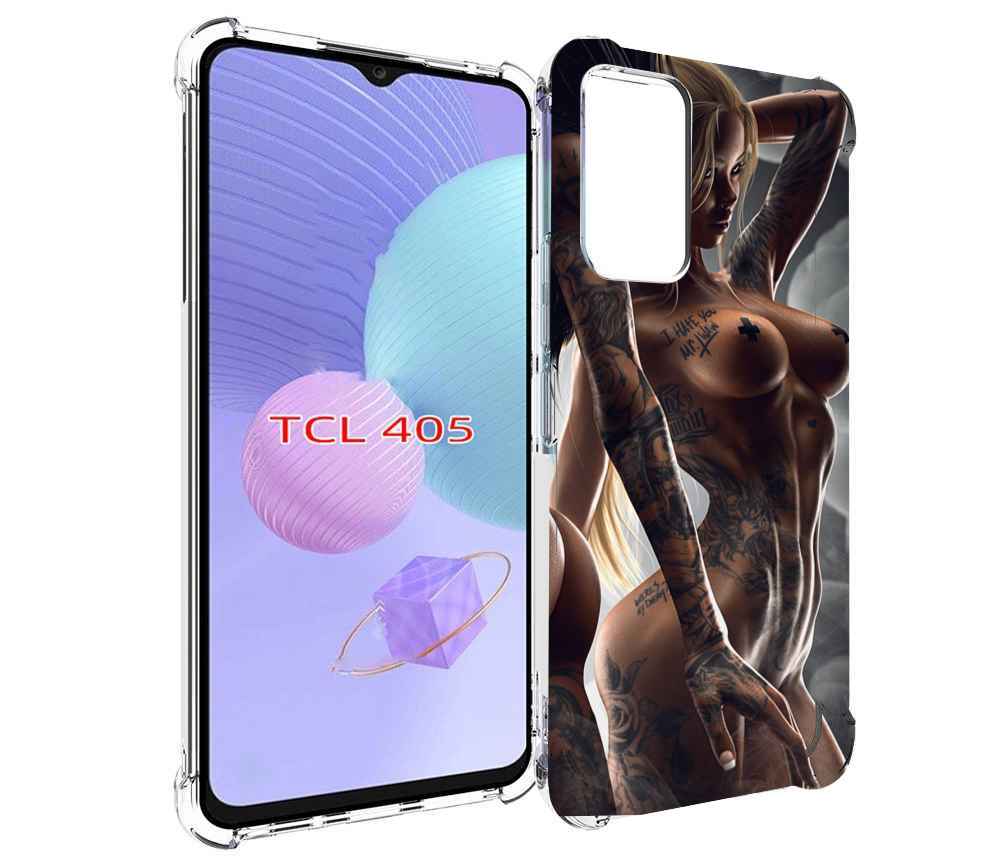 

Чехол MyPads девушки-инь-и-янь-в-татуировках для TCL 405, Tocco