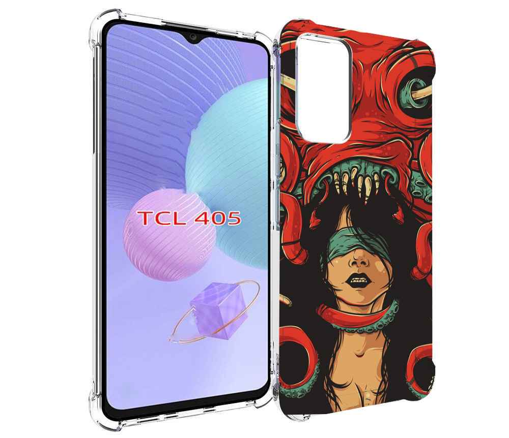

Чехол MyPads девушку-съедает-осьминог для TCL 405, Tocco