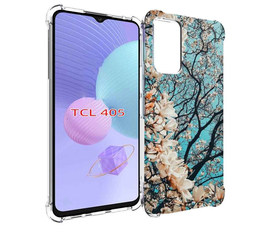 

Чехол MyPads дерево-с-цветочками для TCL 405, Tocco
