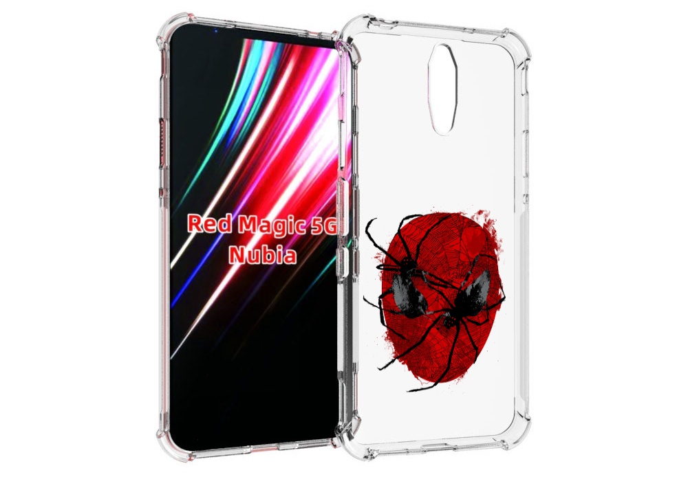 

Чехол MyPads человек паук для ZTE Nubia Red Magic 1 5G, Прозрачный, Tocco