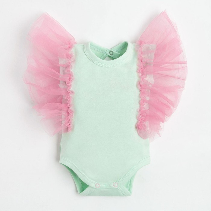 

Боди Крошка Я Pretty, рост 68-74 см, Бирюзовый, 000436875