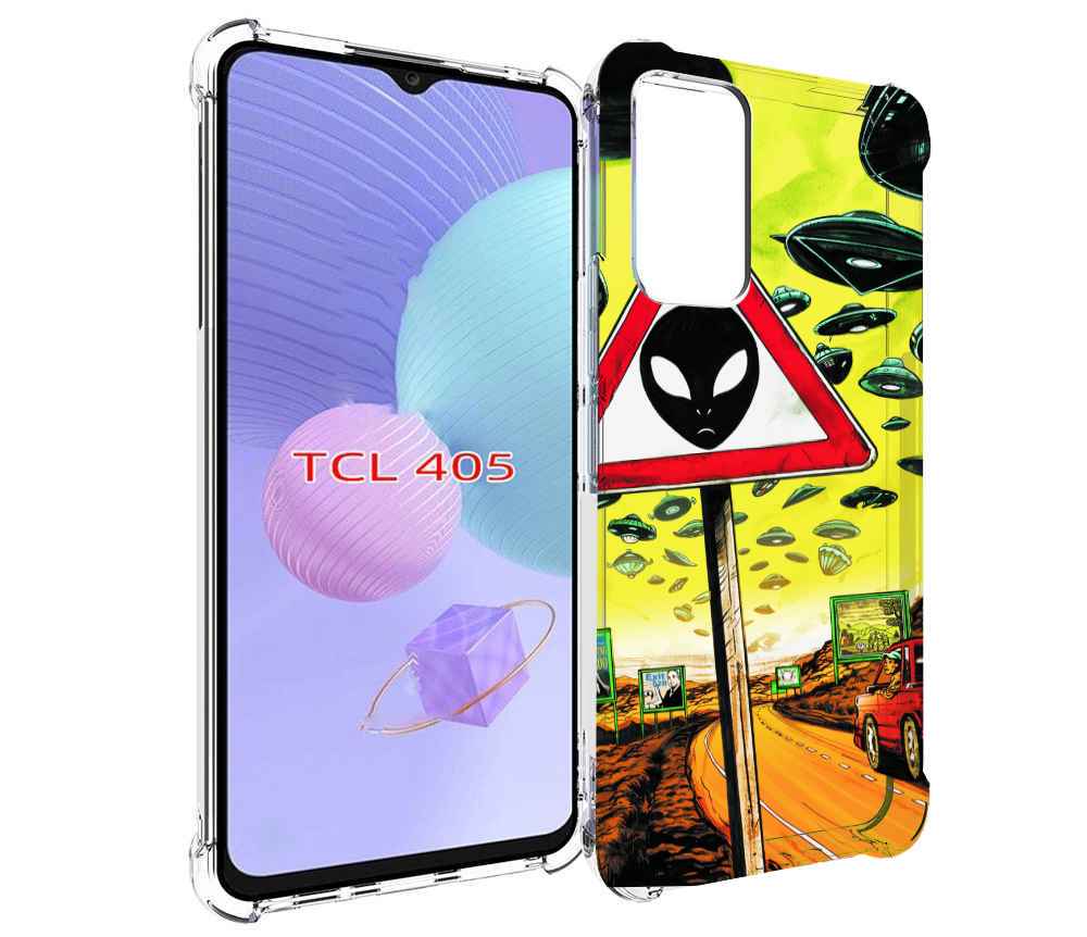 

Чехол MyPads дорога к инопланетянам для TCL 405, Tocco