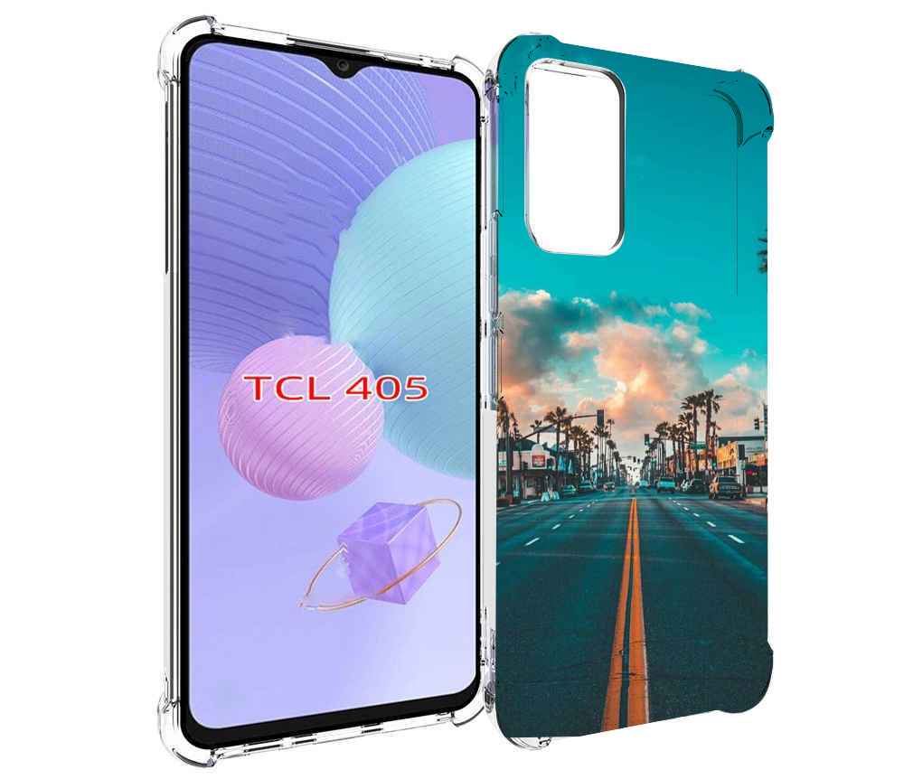 

Чехол MyPads дорога-в-лос-анджелес для TCL 405, Tocco