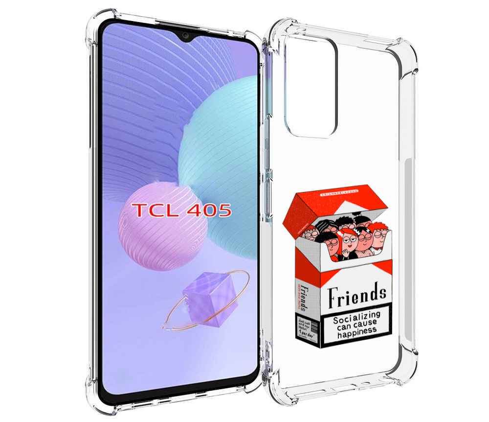 

Чехол MyPads друзья для TCL 405, Tocco