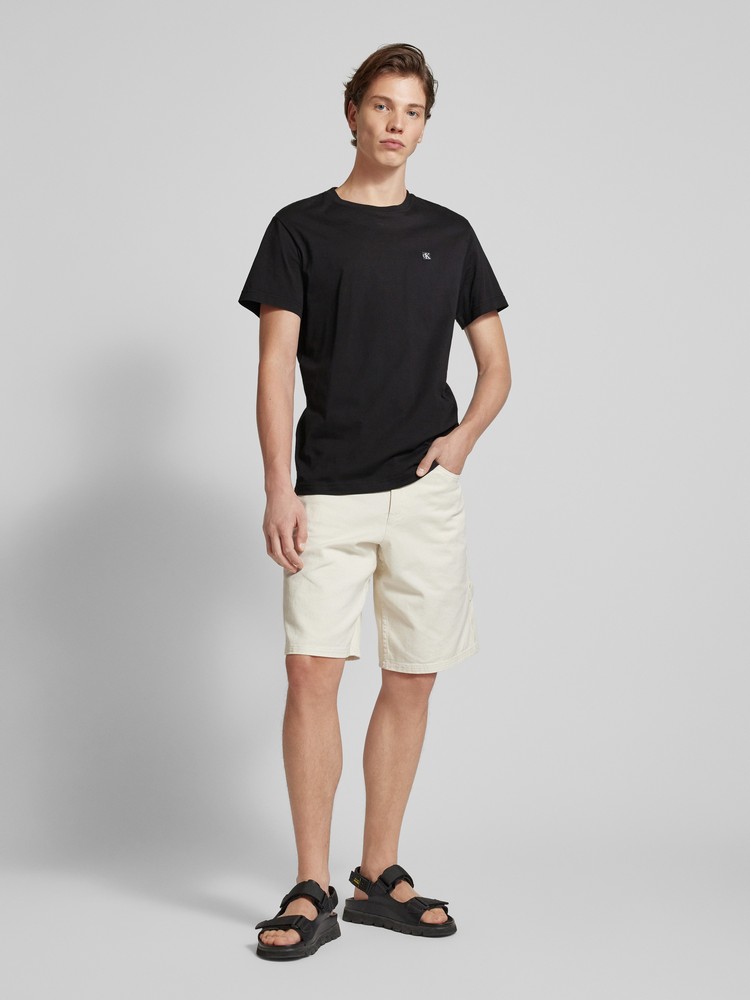 

Футболка мужская Calvin Klein Jeans J30J325268 черная S, Черный, J30J325268
