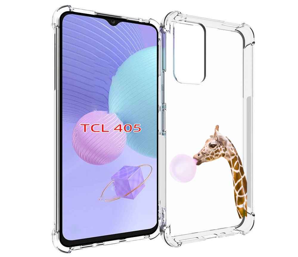 

Чехол MyPads жираф-с-жвачкой для TCL 405, Tocco
