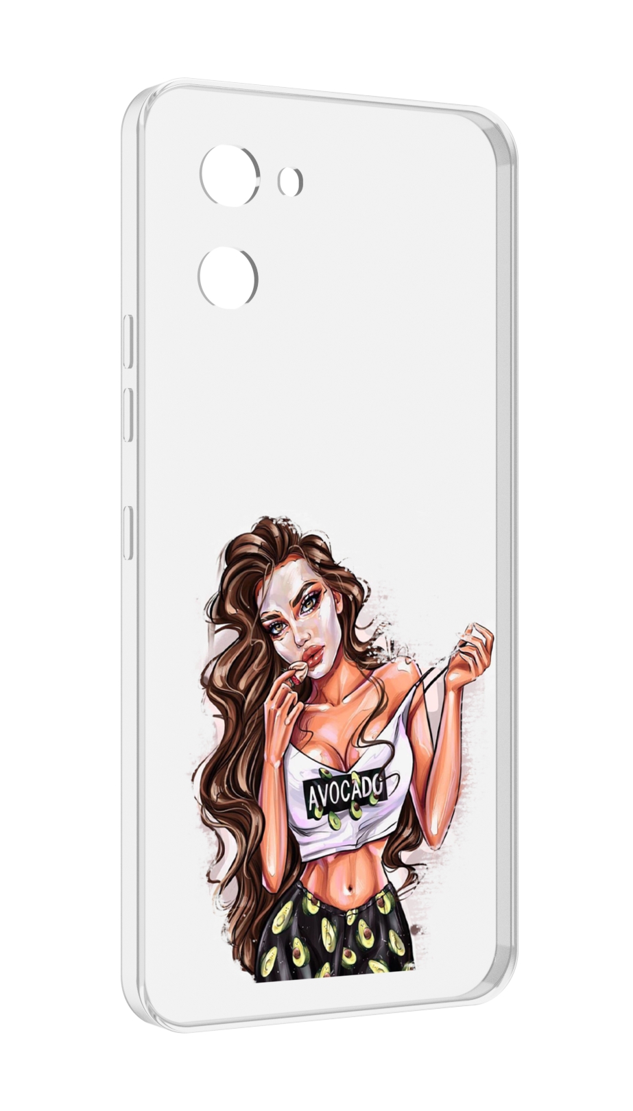 

Чехол MyPads Продукты на дом с доставкой женский для UMIDIGI G1, Прозрачный, Tocco