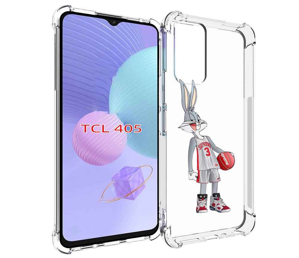 

Чехол MyPads заяц-баскетболист женский для TCL 405, Tocco