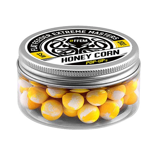 Бойлы плавающие FFEM Baits Pop Up 12 мм Honey Corn 55 шт