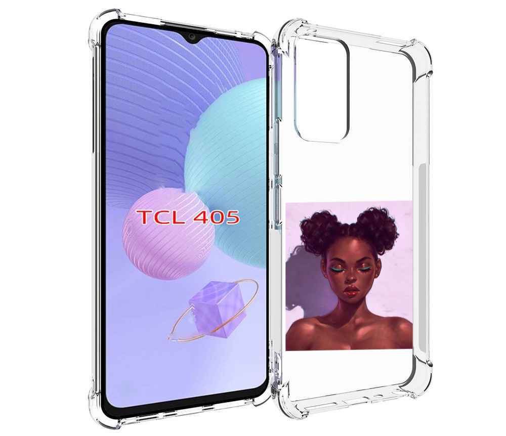 

Чехол MyPads зеленые-стрелки женский для TCL 405, Tocco