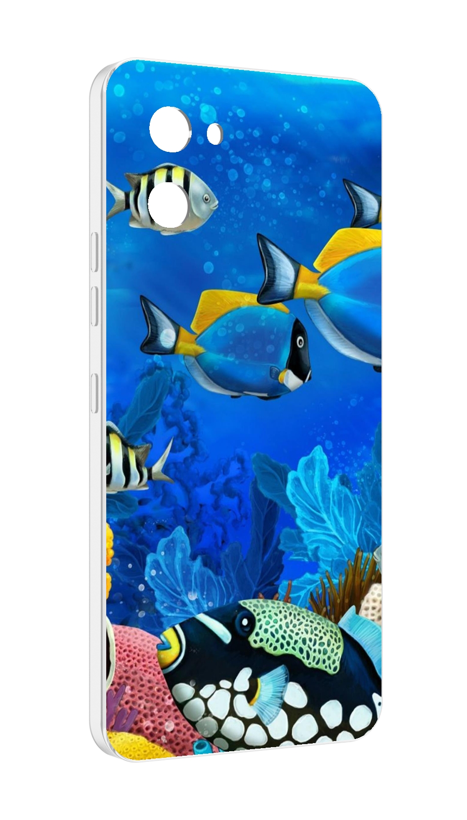 

Чехол MyPads Рыбки для UMIDIGI G1, Прозрачный, Tocco