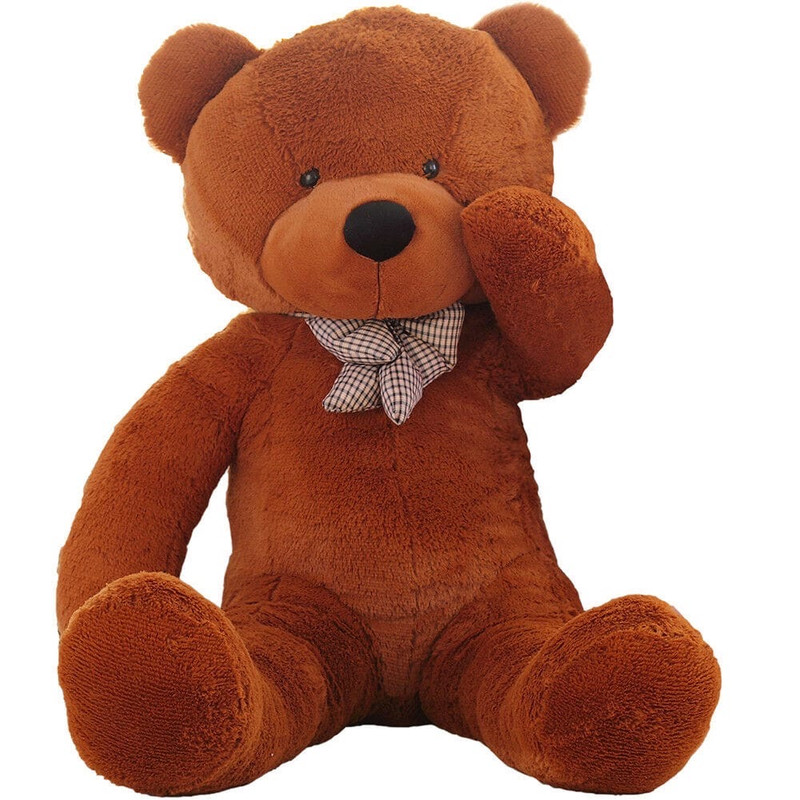 Мягкая игрушка МягкийМишка медведь Астор 140 см шоколадный