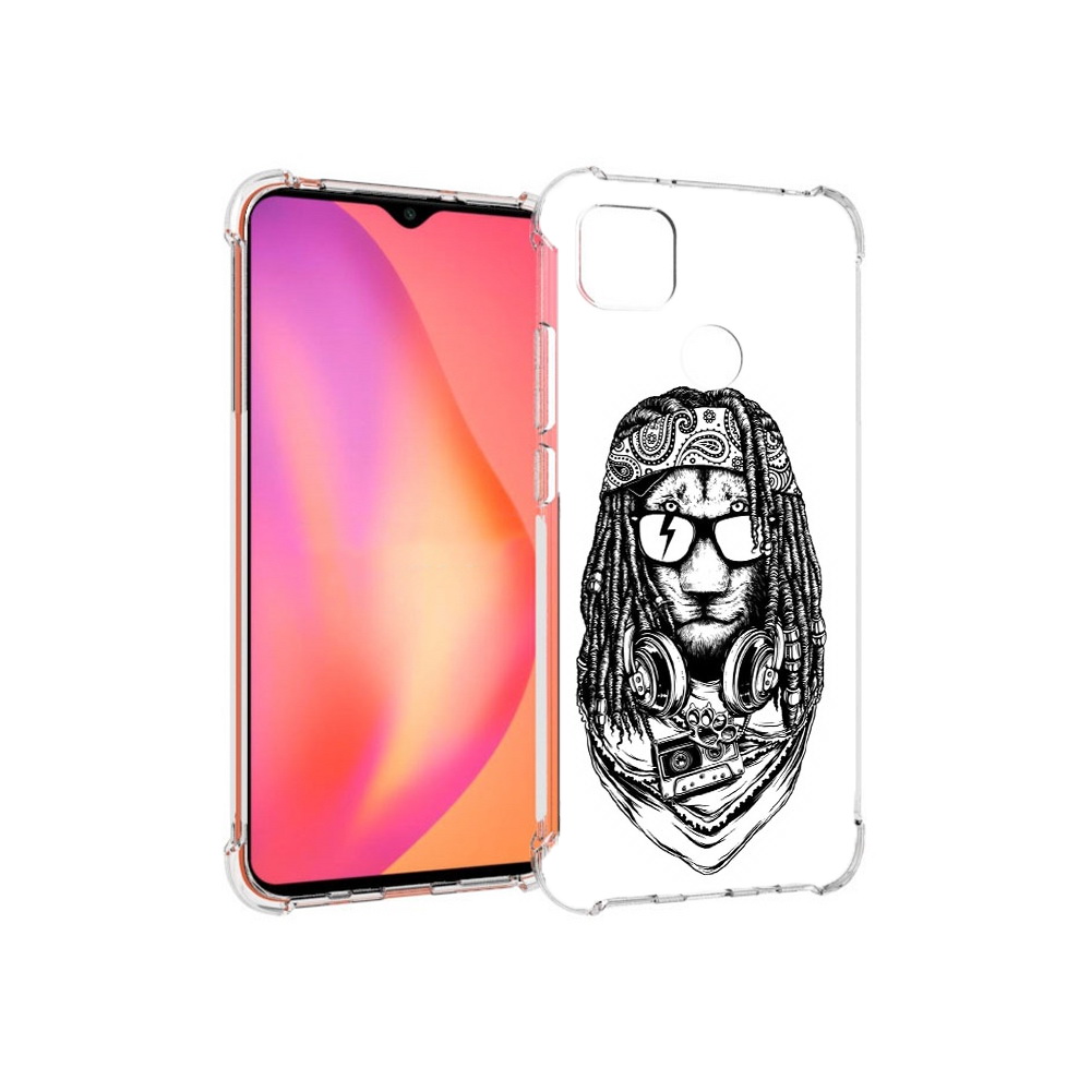 

Чехол MyPads Tocco для Xiaomi Redmi 9C дреды льва (PT152115.265.338), Прозрачный, Tocco