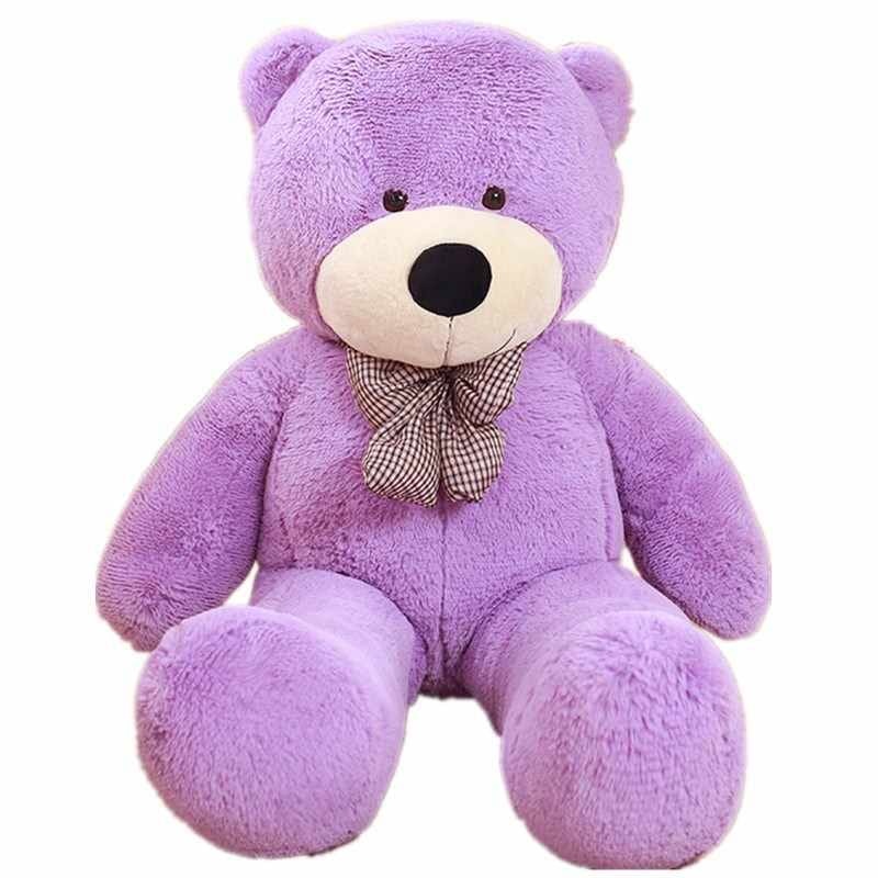 Мягкая игрушка МягкийМишка медведь Астор 140 см фиолетовый