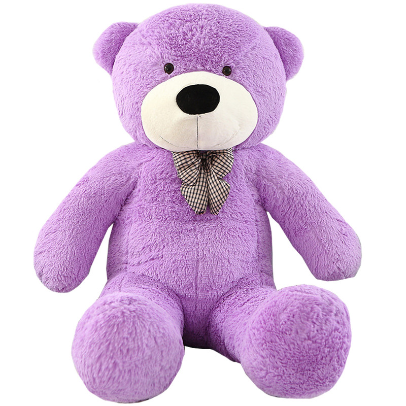 Мягкая игрушка МягкийМишка медведь Астор 160 см фиолетовый