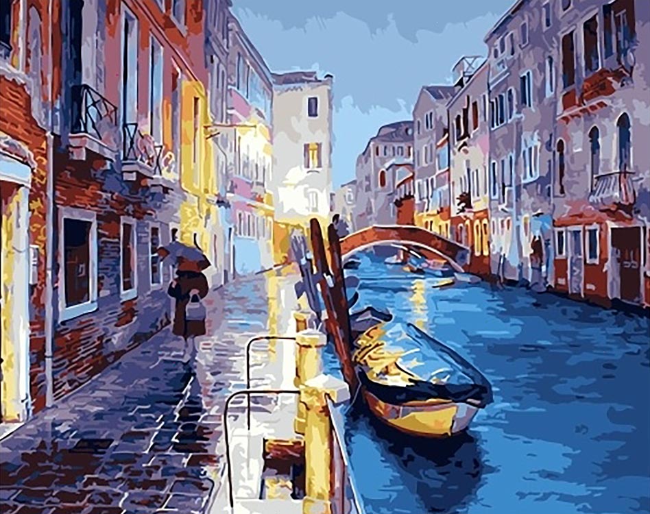 

Картина по номерам Paintboy (Premium) После дождя