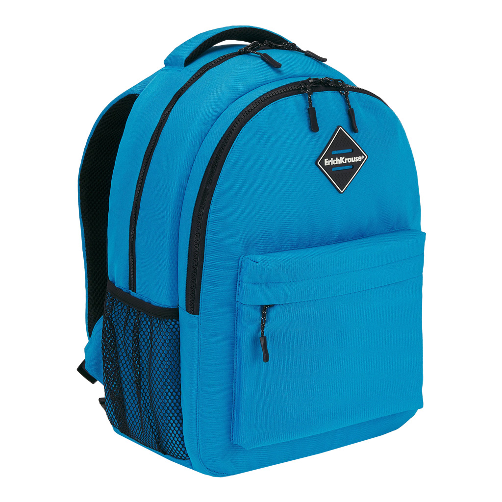 фото Ученический рюкзак erichkrause easyline с двумя отделениями 20l neon blue