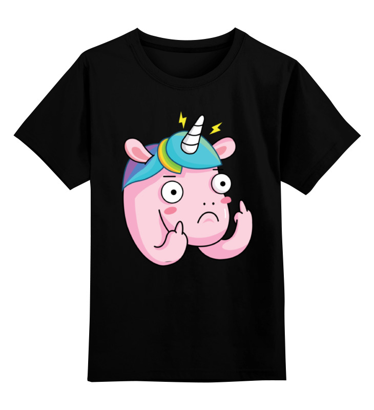 

Футболка детская Printio Unicorn / единорог цв. черный р. 140, Unicorn / единорог