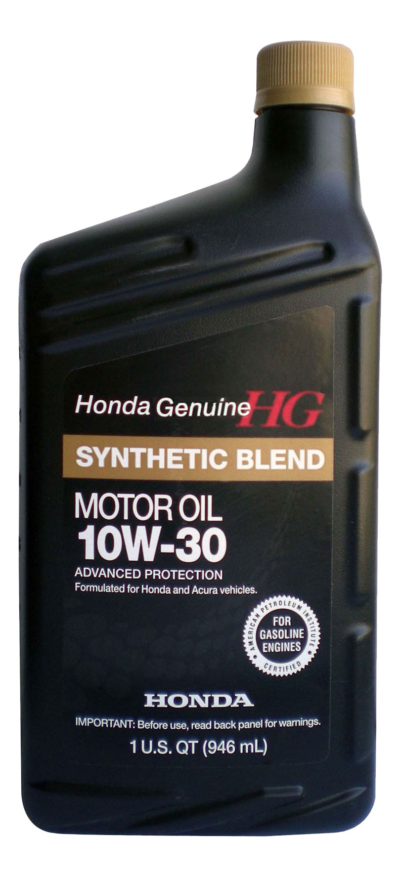 Моторное масло Honda Synthetic Blend 10W30 0,946 л