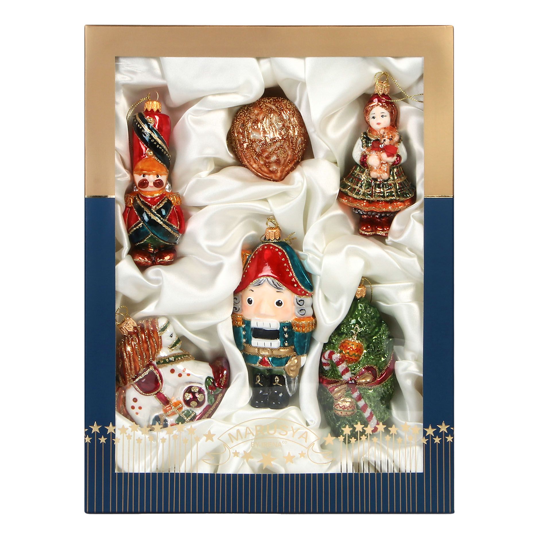 Набор елочных игрушек Irena-Co Щелкунчик 6 шт