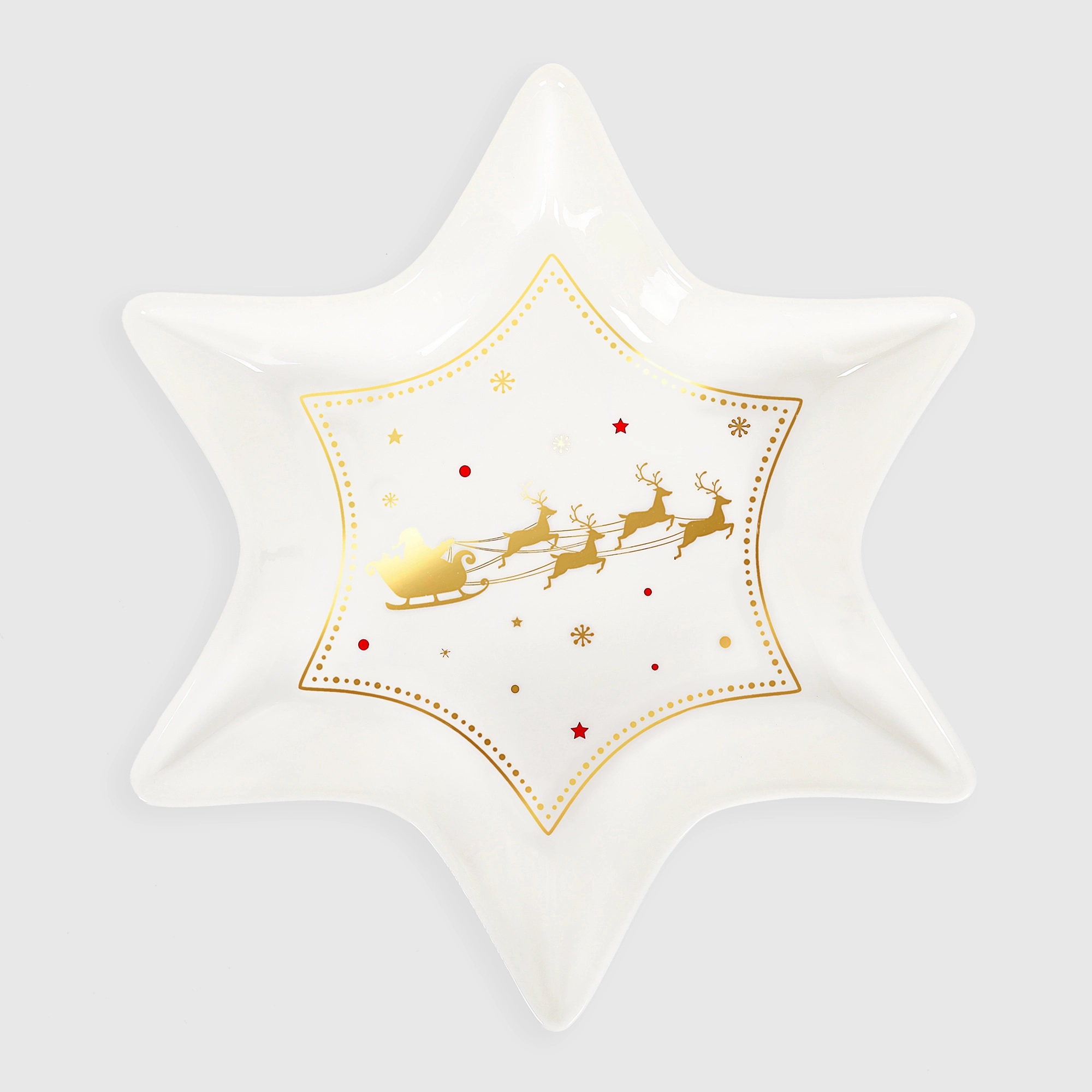 

Блюдо сервировочное White Rabbit Санта звезда 23 х 23 х 3,5 см
