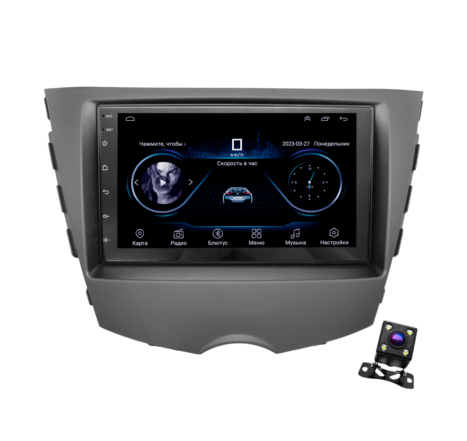 Штатная магнитола Dolmax 7A-HDVEL4CORE для HYUNDAI Veloster Android 232 Гб камера 1364000₽