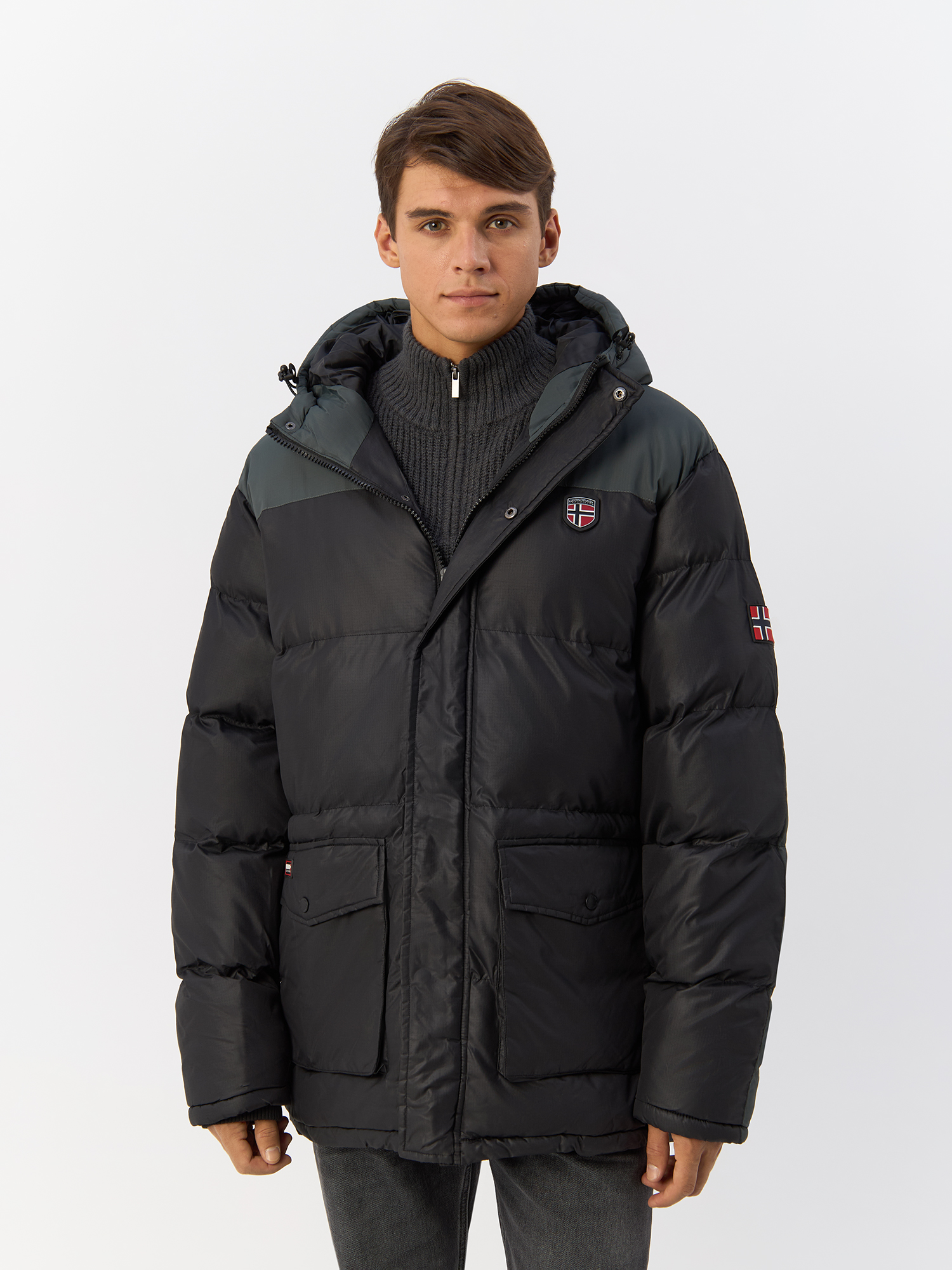 

Куртка мужская Geographical Norway WW3724H/GNO черная 3XL, Черный, WW3724H/GNO