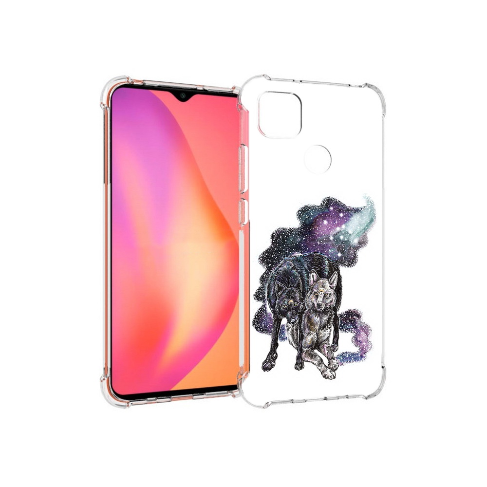 

Чехол MyPads Tocco для Xiaomi Redmi 9C звездные волки (PT152115.265.352), Прозрачный, Tocco