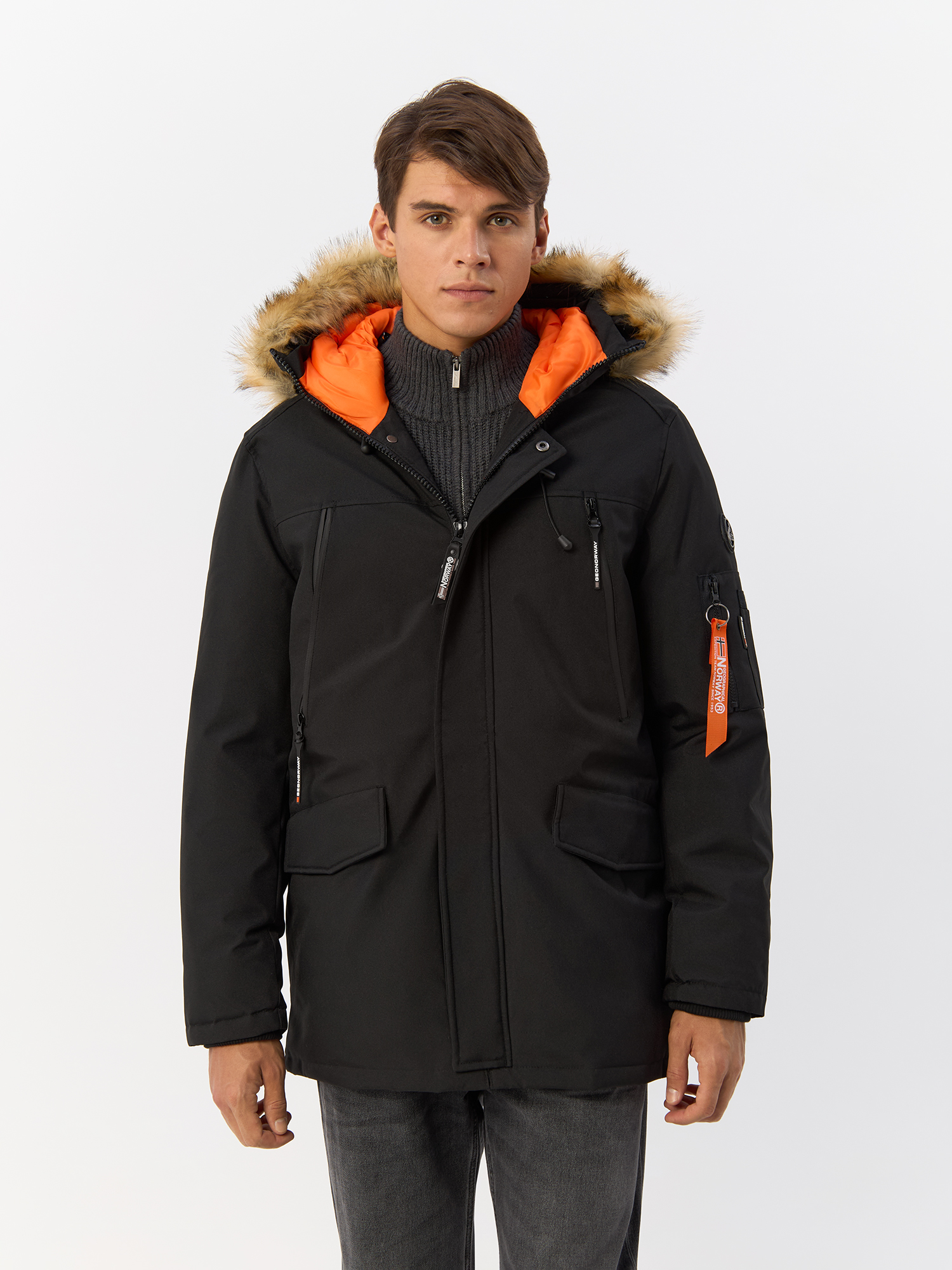 

Куртка мужская Geographical Norway WX2544H/GN черная M, Черный, WX2544H/GN