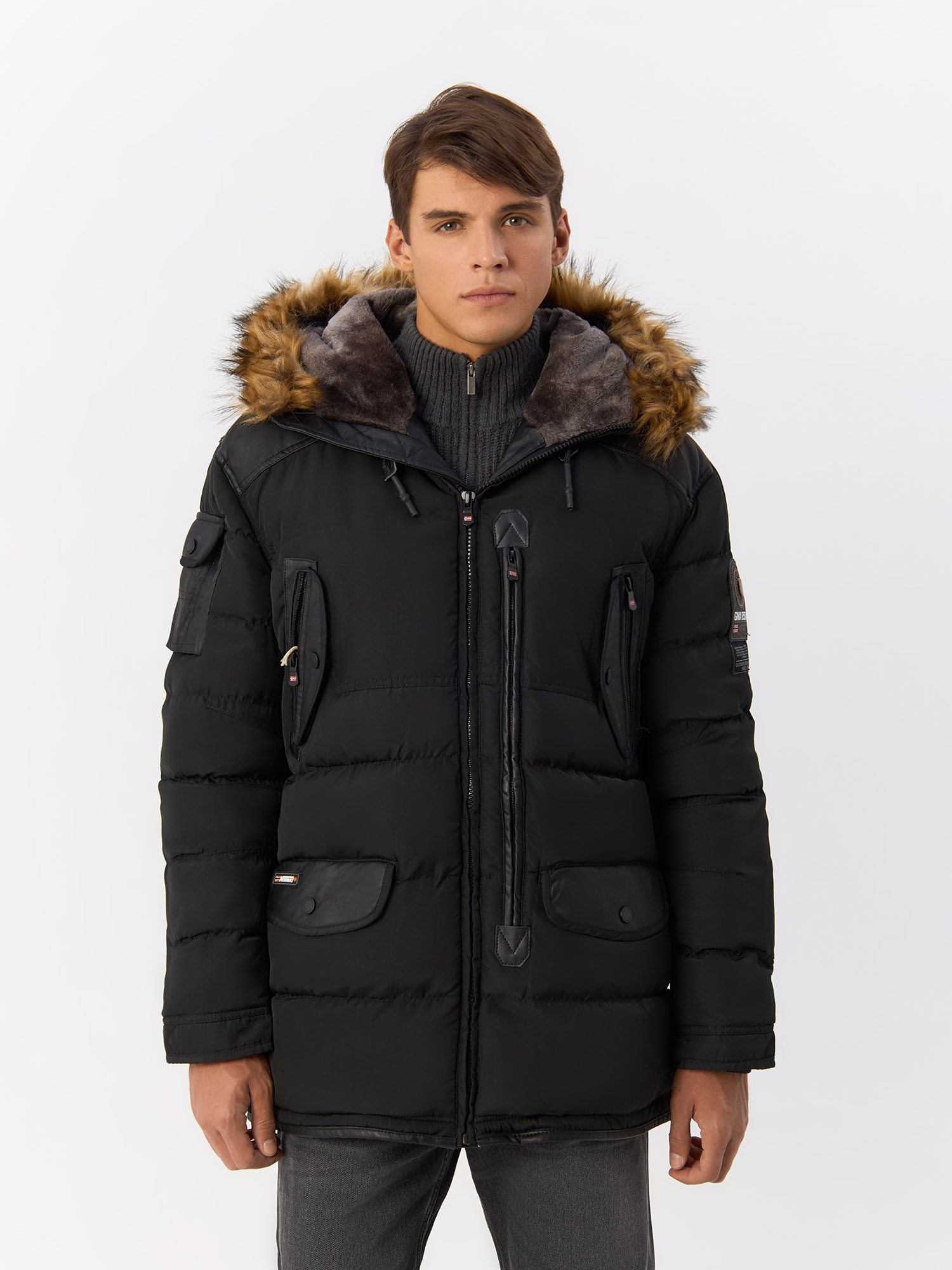 

Куртка мужская Geographical Norway WQ509H/GN черная XL, Черный, WQ509H/GN