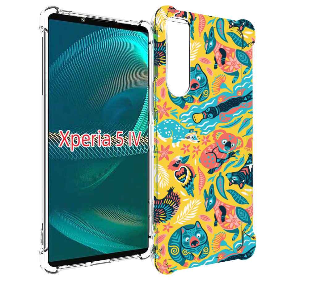 

Чехол MyPads seamless-pattern для Sony Xperia 5 IV (5-4), Прозрачный, Tocco