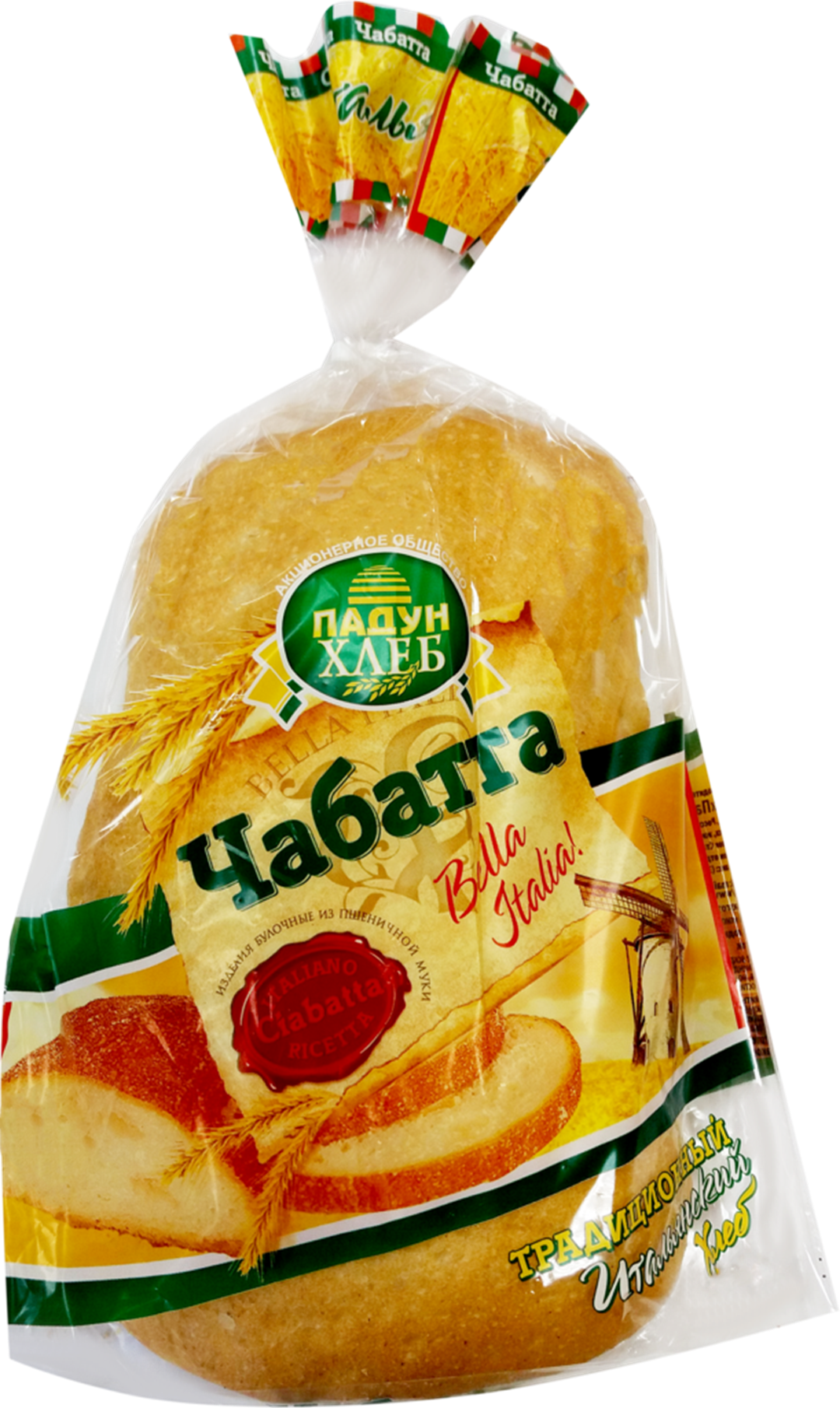 

Чиабатта Падун-Хлеб 300 г