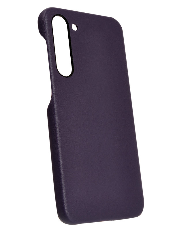 

Чехол кожаный Leather Co для Samsung Galaxy S23 Plus-Фиолетовый, Samsung Galaxy S23+