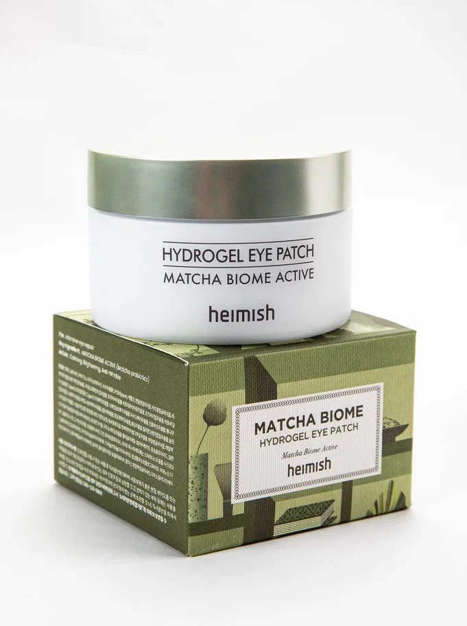 фото Гидрогелевые патчи для глаз heimish matcha biome hydrogel eye patch