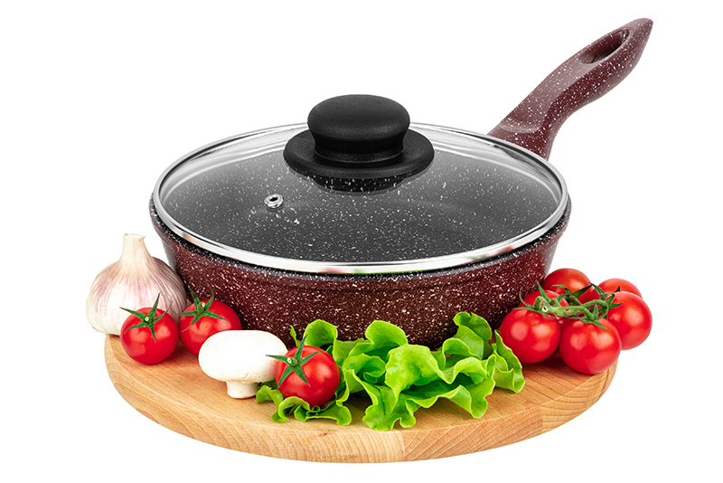 

Сковорода универсальная Elan Gallery Гармония вкуса 20 см черный 120685, Бордовый;черный;прозрачный, Elan Gallery-75