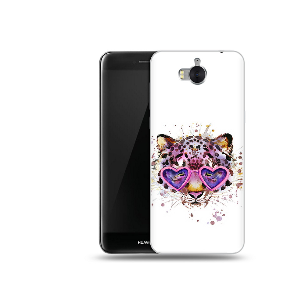 

Чехол MyPads Tocco для Huawei Y5 модный леопард (PT91582.58.480), Прозрачный, Tocco