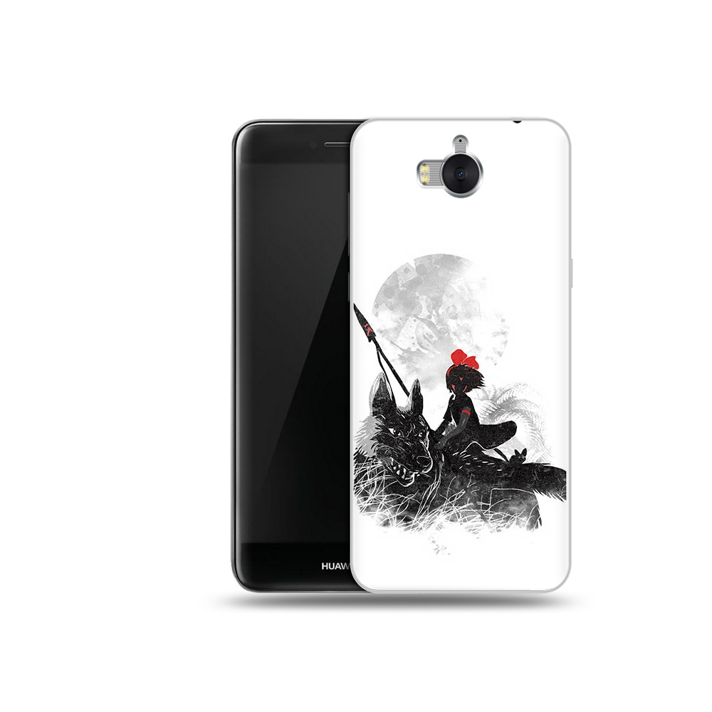 

Чехол MyPads Tocco для Huawei Y5 мононоке (PT91582.58.481), Прозрачный, Tocco