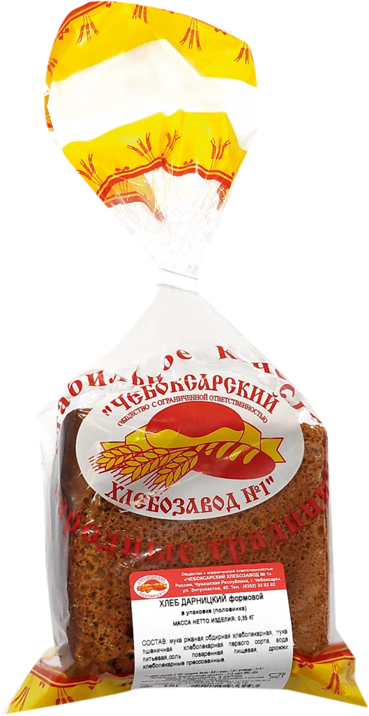 

Хлеб серый Чебоксарский хлебозавод №1 Дарницкий 350 г, Дарницкий