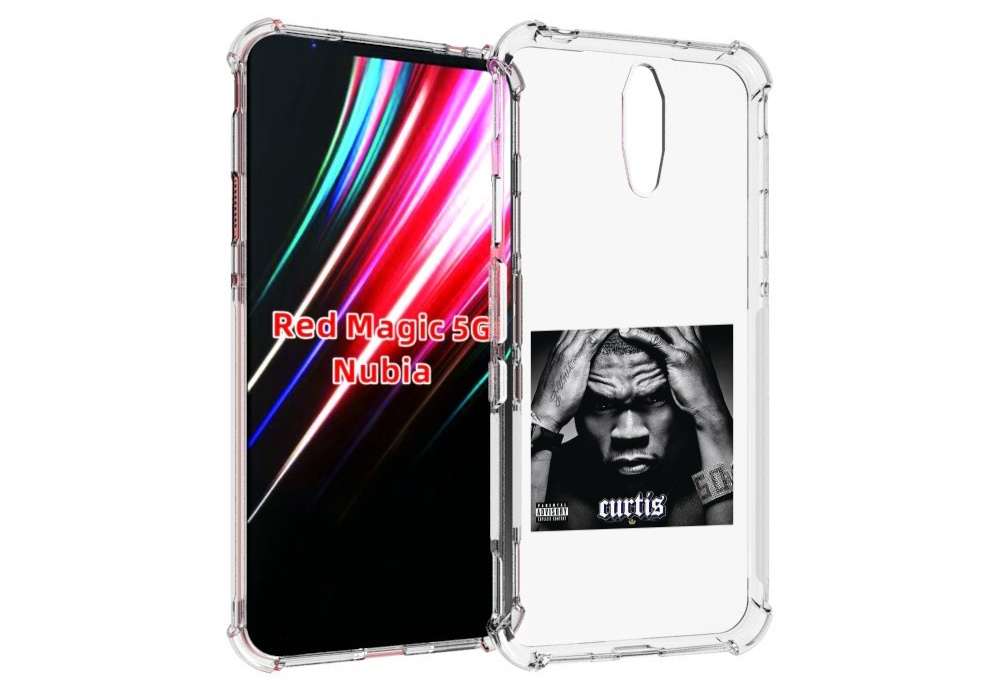 Чехол MyPads 50 Cent - Curtis для ZTE Nubia Red Magic 1 5G