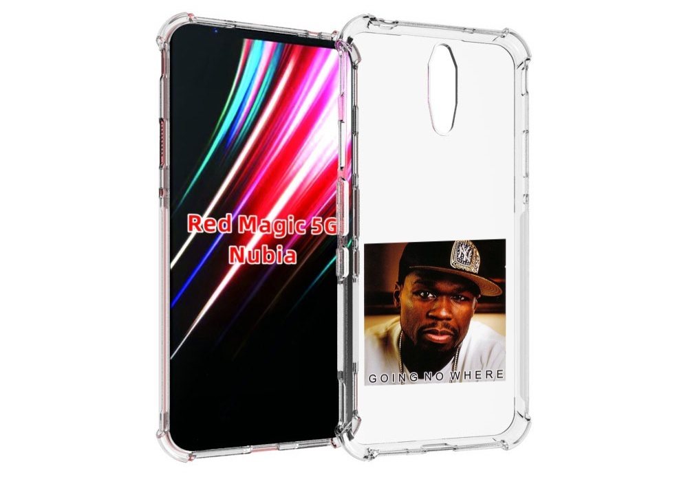 

Чехол MyPads 50 Cent - Going No Where для ZTE Nubia Red Magic 1 5G, Прозрачный, Tocco