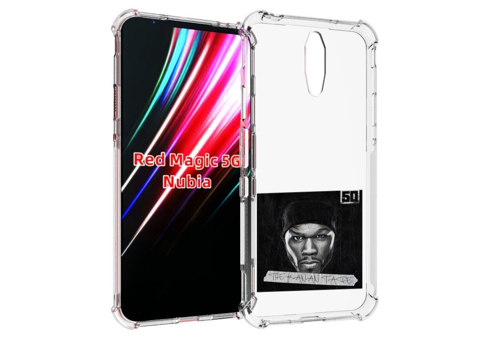 

Чехол MyPads 50 Cent - The Kanan Tape для ZTE Nubia Red Magic 1 5G, Прозрачный, Tocco